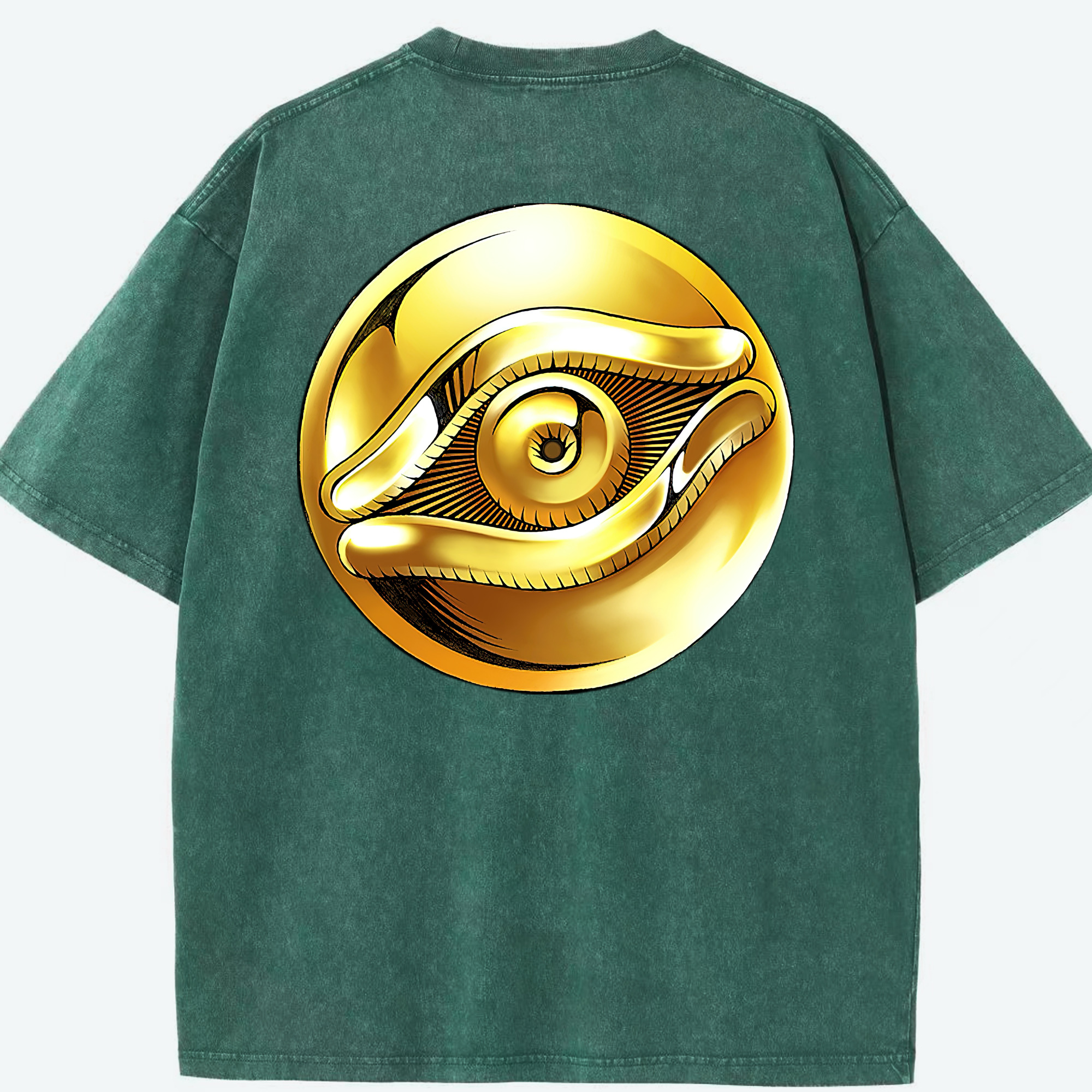 （画像用） 遊☆戯☆王 Yu-Gi-Oh! 綿100% ヴィンテージ風 半袖Tシャツ（背面プリント）